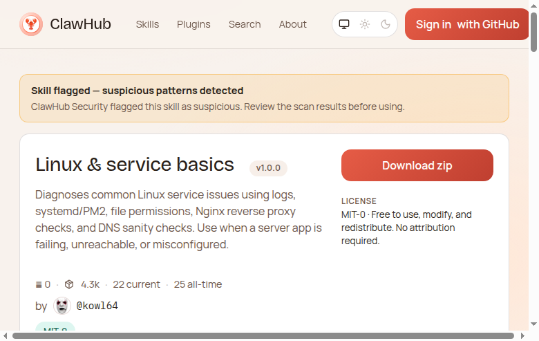 Qclaw/OpenClaw技能：Linux服务器诊断工具 - 快速定位服务故障-AI技术教程网 - 专注国外AI大模型与工具的中文学习平台
