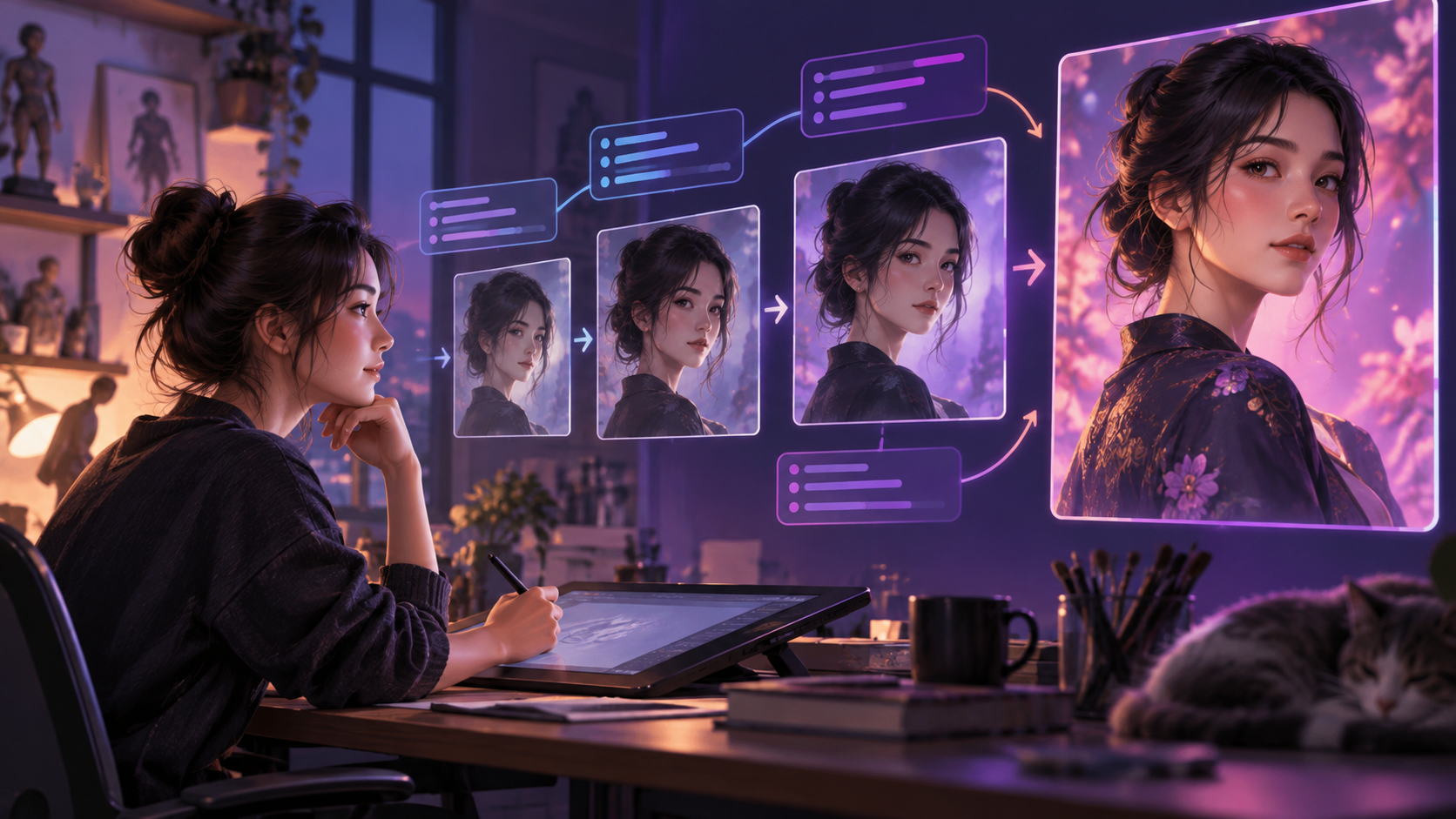 AI绘图教程:怎样写出稳定的人物一致性提示词
